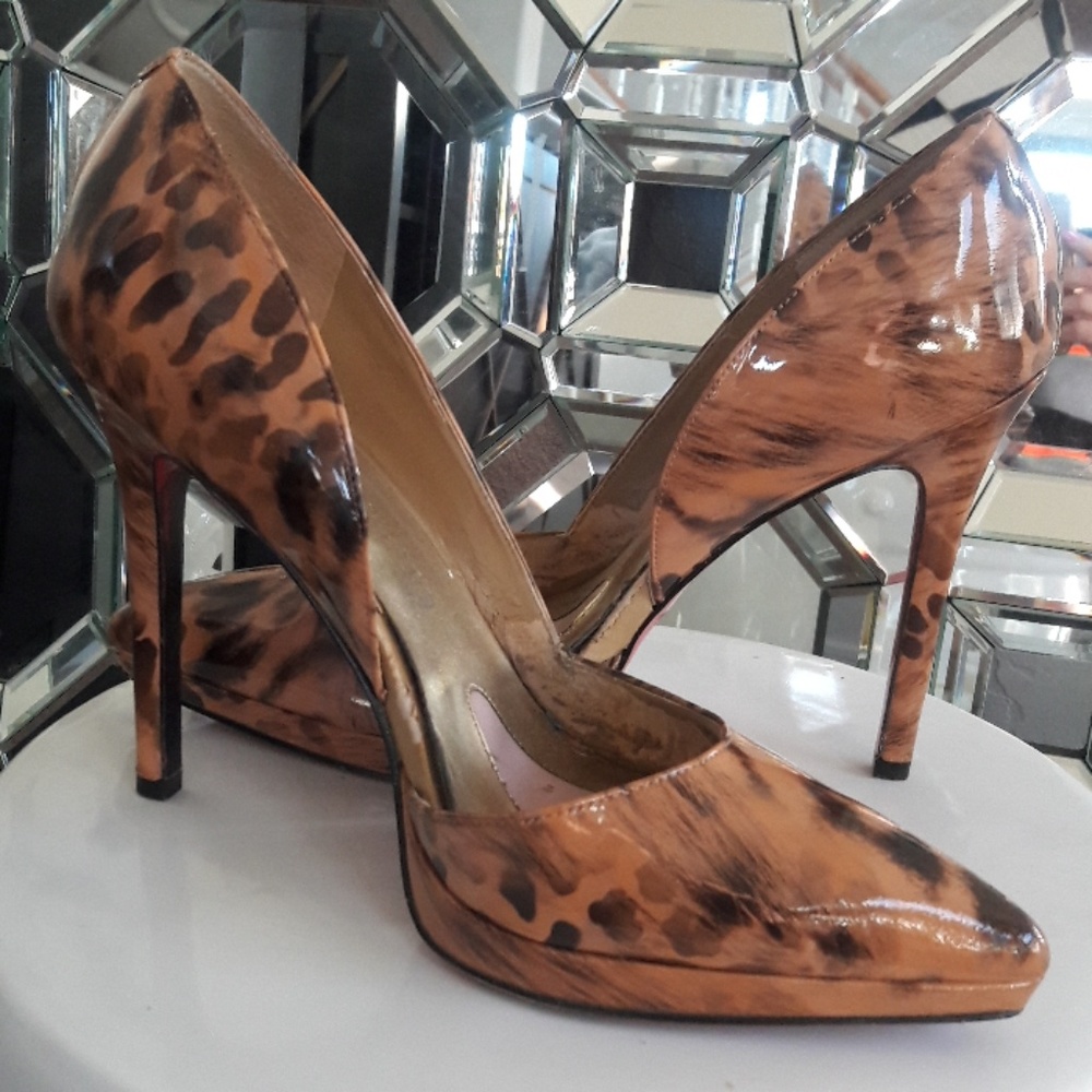 Paris Hilton Animal Print Shoes Size 40
